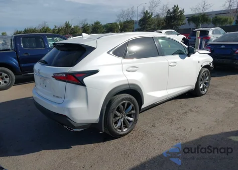 2015 Lexus Nx 200T F Sport z USA, uszkodzony, nr VIN JTJYARBZ1F2006996